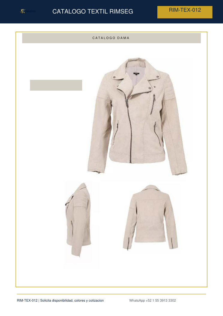 Modelo textil 012